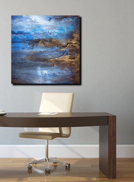 Texture Blue Brown 2