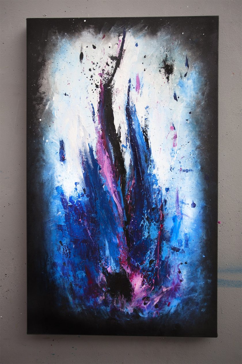 Blue Fire Abstract - Image 6