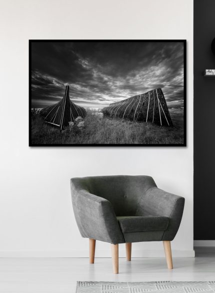 Lindisfarne -two boats