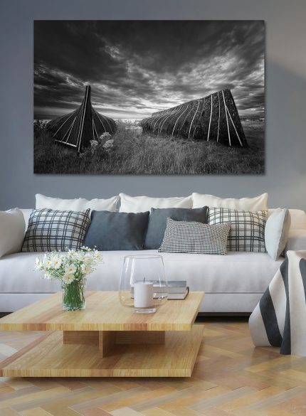 Lindisfarne -two boats