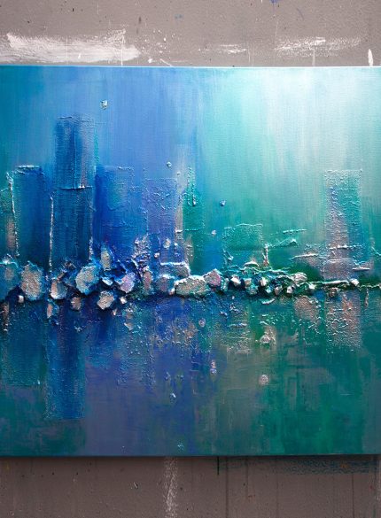 Metallic Textured City 4