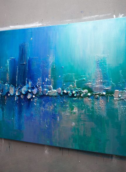 Metallic Textured City 4