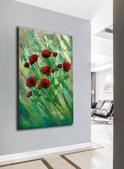 Poppies 3D painting
