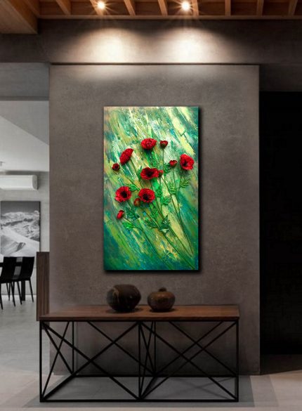 Poppies 3D painting