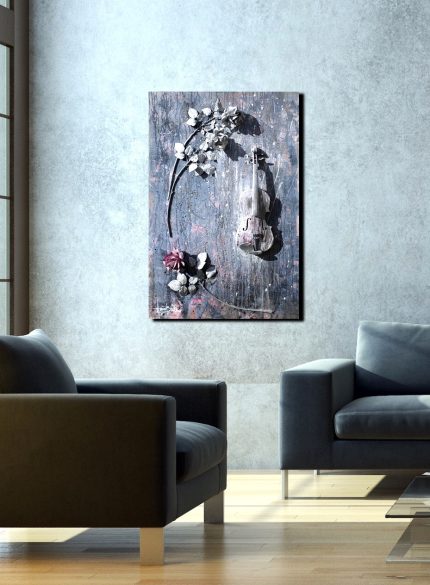 Abstract music art painting