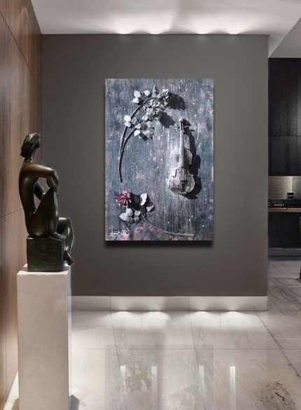 Abstract music art painting