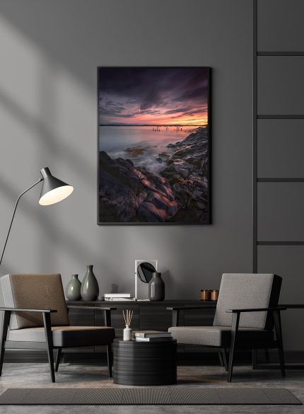 Sunset on the Holy island