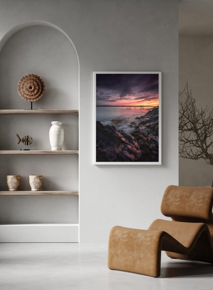 Sunset on the Holy island