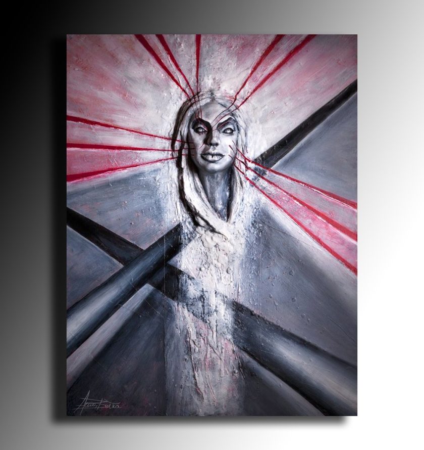 Wolf Woman painting