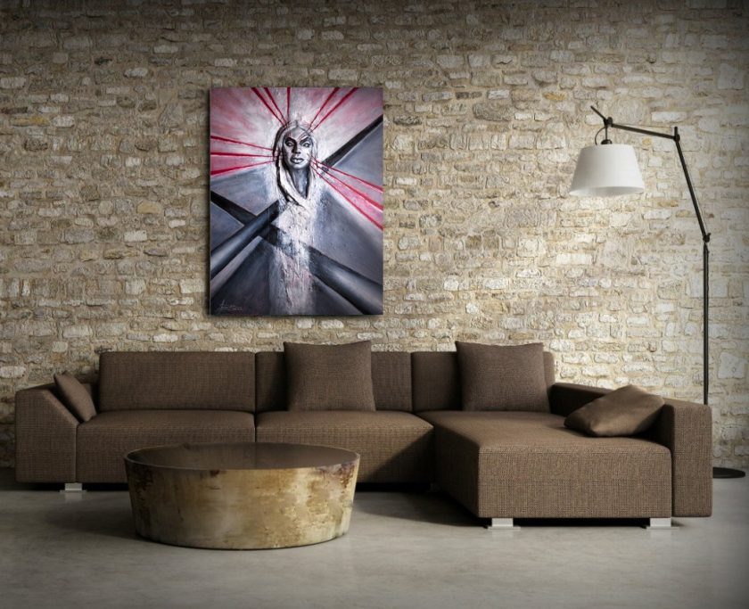 Wolf Woman painting