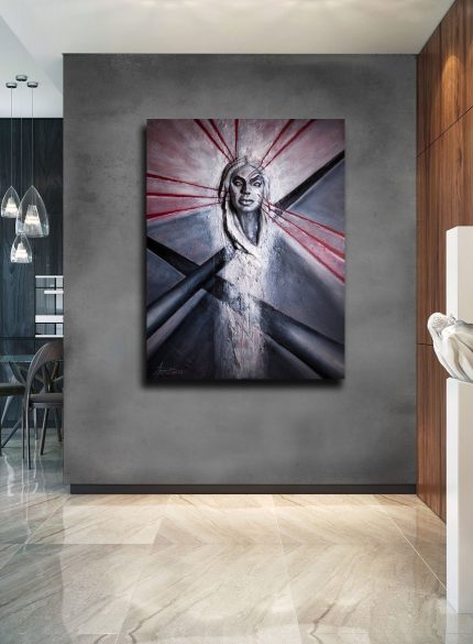 Wolf Woman Sculpture