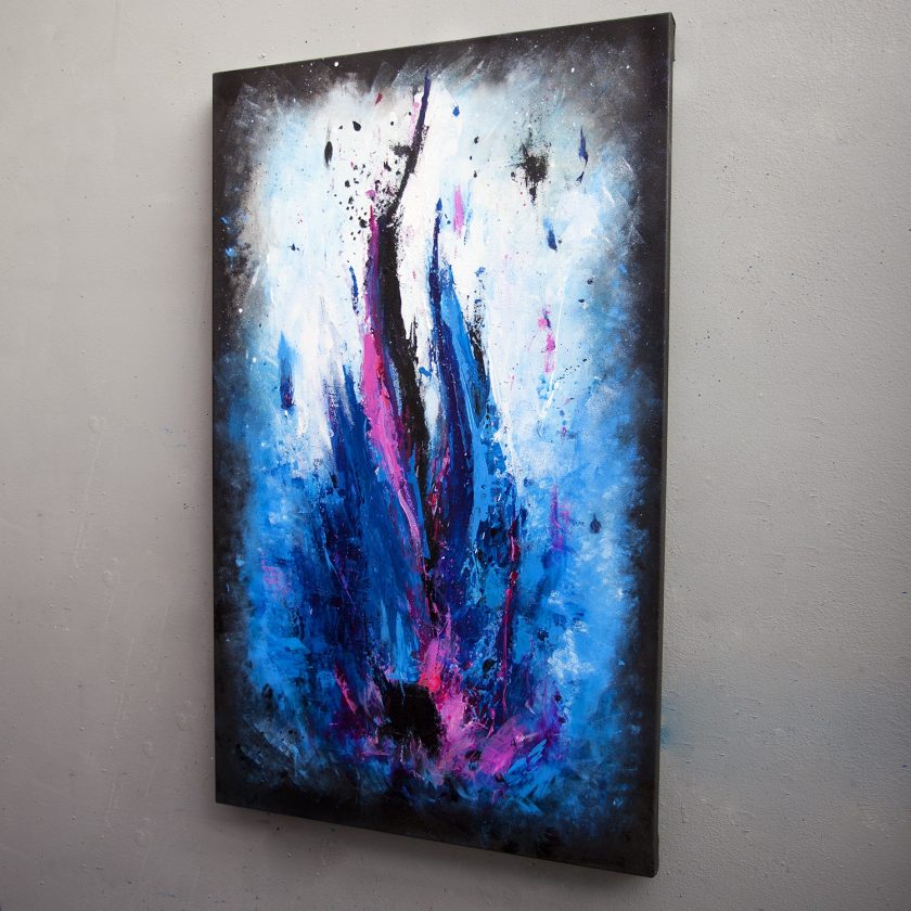 Blue Fire Abstract - Image 4