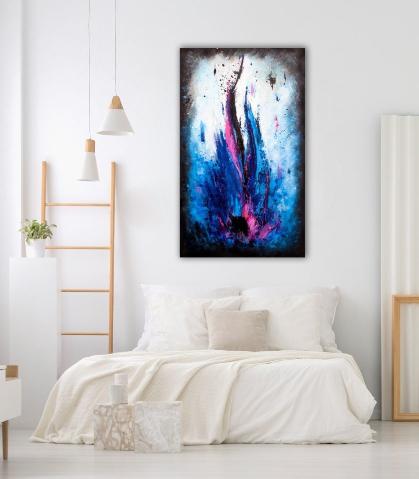 Blue Fire Abstract - Image 2