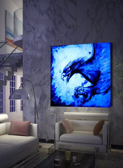 Eagle UV painting