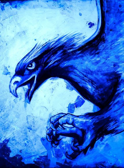 Eagle UV painting