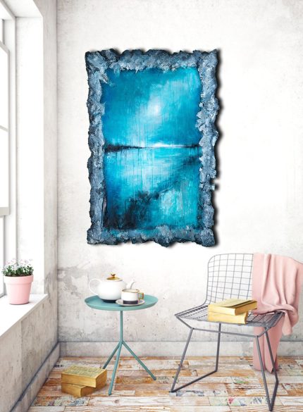 My private window to the world - blue