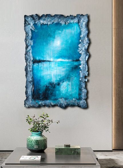 My private window to the world - blue