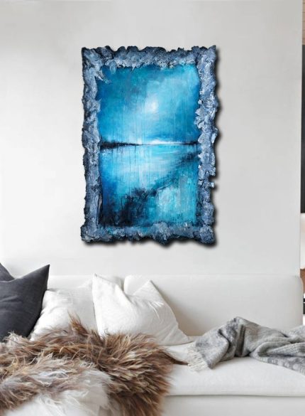 My private window to the world - blue