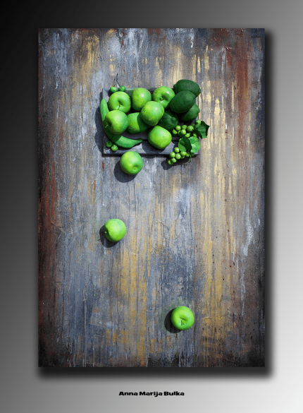Green fruits 3D