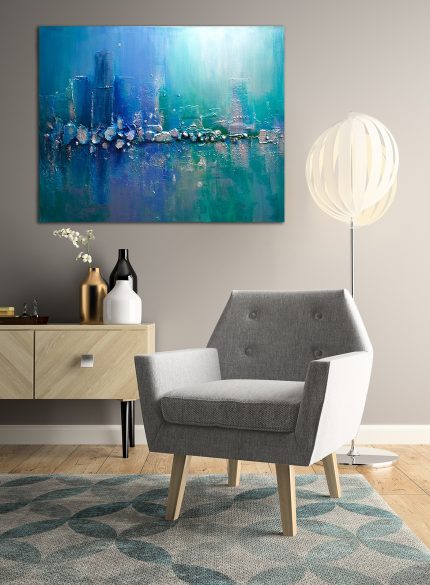 Metallic Textured City 4