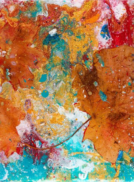 Autumn leaves  -3 Art tiles