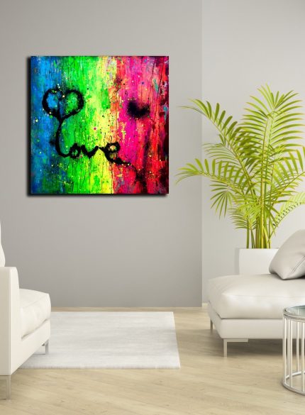 Love UV art painting
