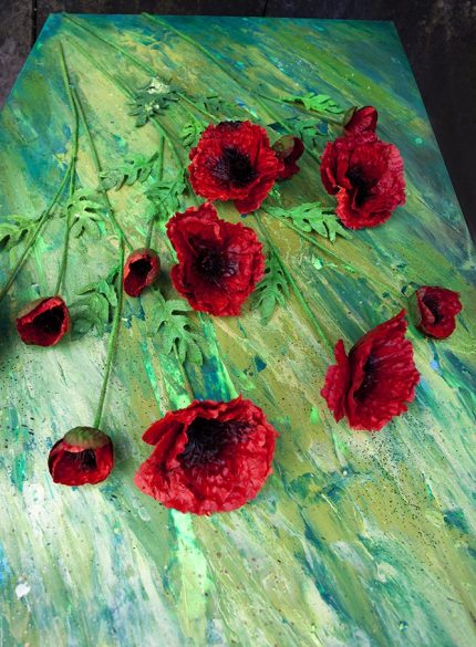 Poppies 3D painting
