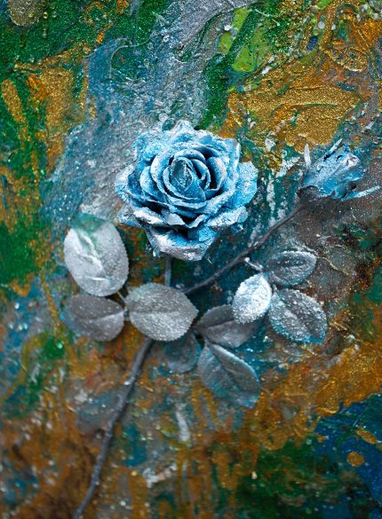 Silver roses 1 3D