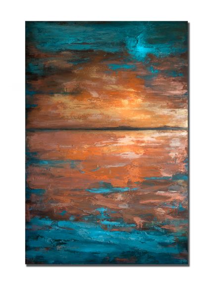 blue abstract painting textured abstract painting ocean inspired wall art blue gold wall art modern textured painting abstract wave painting contemporary abstract canvas ocean texture painting sculptural abstract art large abstract wall art