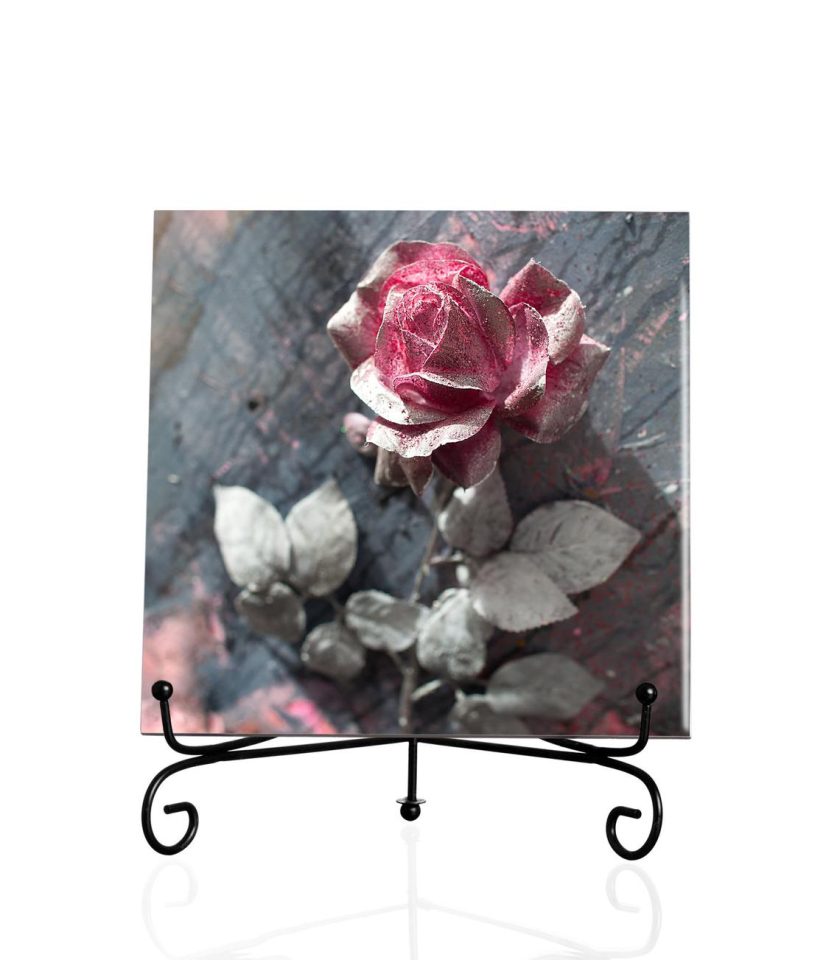 Pink Rose II-Tile