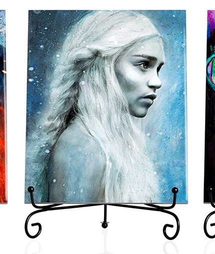 Personalised Ceramic Photo Tile – Luxury Gift in Elegant Black Presentation Box + Metal Stand & Certificate