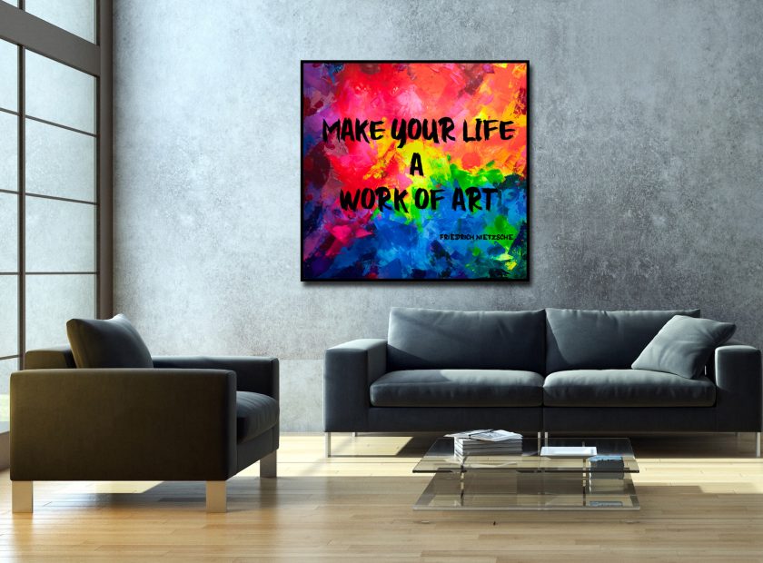 "Make your life a work of art" -UV Painting - Image 6