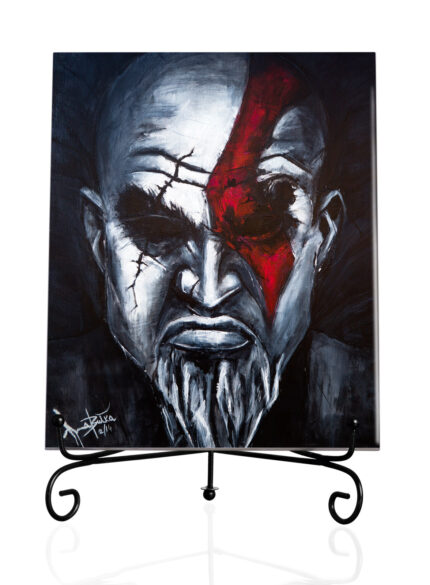 Kratos god of war art - Tile