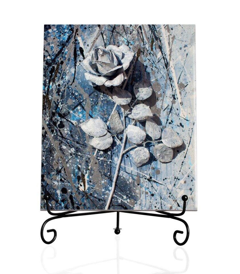 Blue Rose 2-Tile