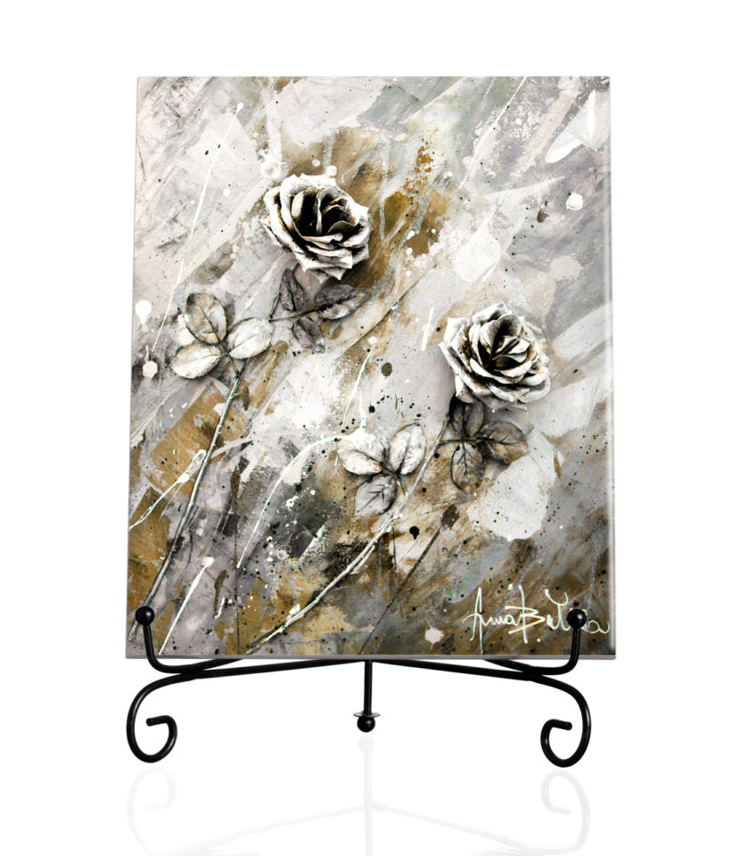 Two rosses -Tile