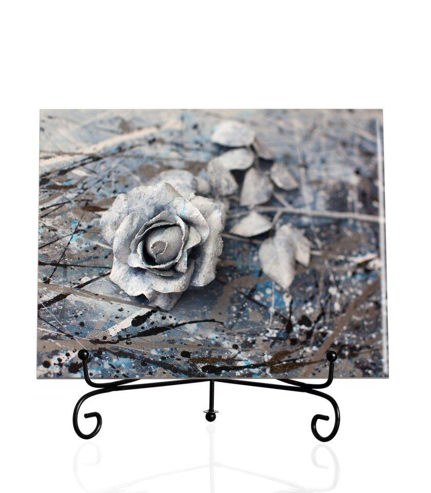 Silver rose 1-Tile