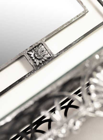 Silver Table and Mirror