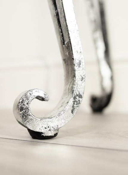 Silver Table and Mirror