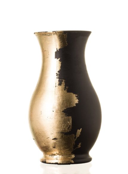 Gold And Black Vase I