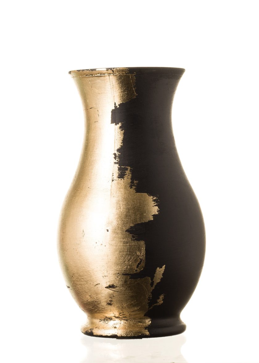 Gold And Black Vase I - Image 2