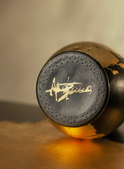 Gold And Black Vase I