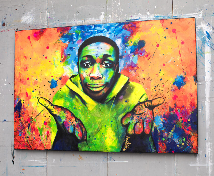 Khaby Lame UV Art Painting - Image 3