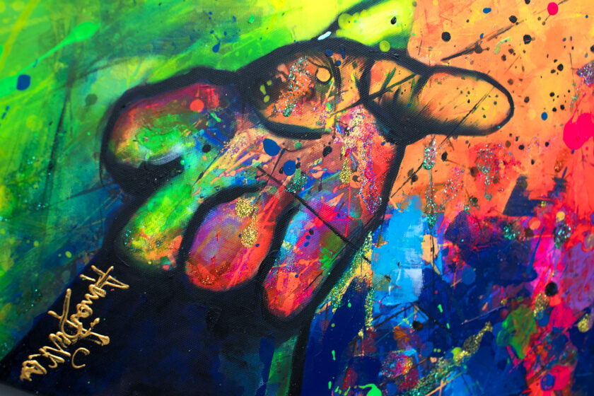 Khaby Lame UV Art Painting - Image 5