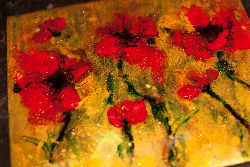 Custom Backsplash - Rede Poppies - Image 2