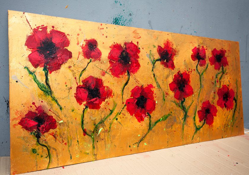 Custom Backsplash - Rede Poppies - Image 7