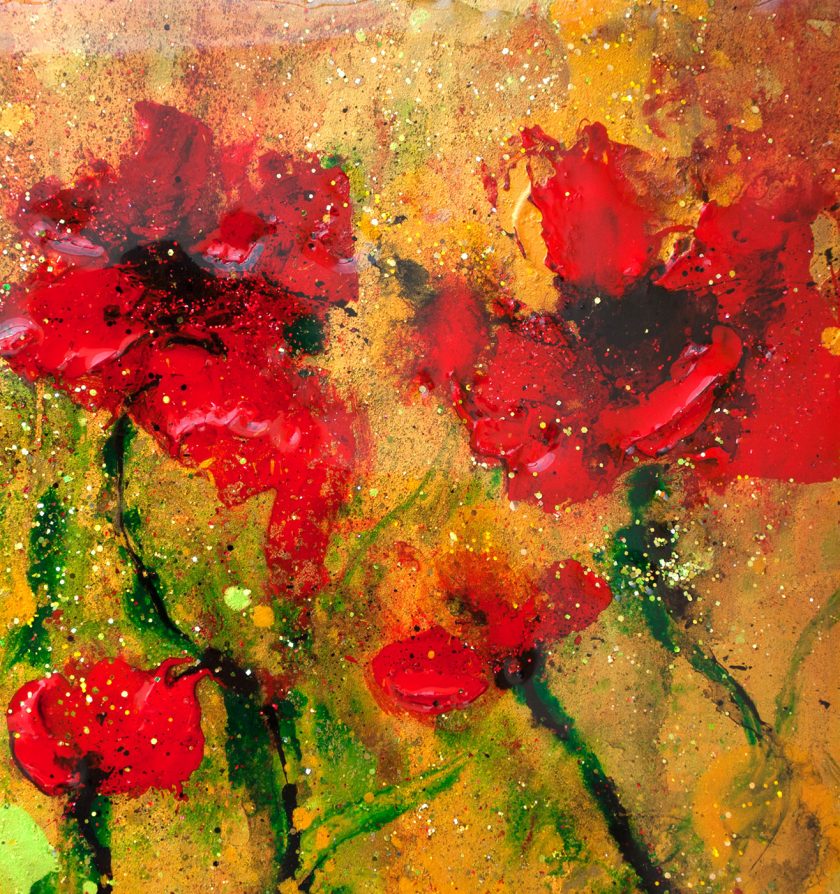Custom Backsplash - Rede Poppies - Image 5