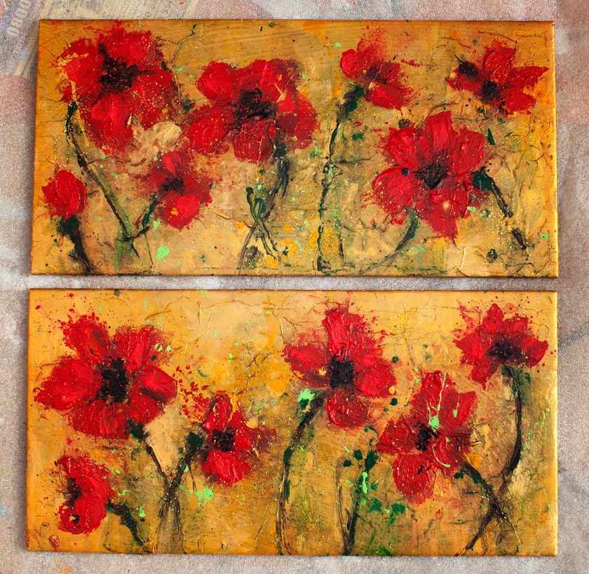 Custom Backsplash - Rede Poppies - Image 6