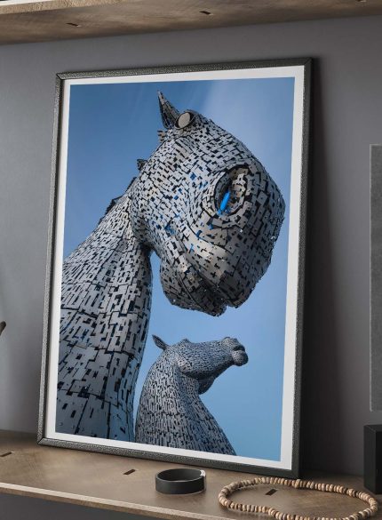 The Kelpies horses