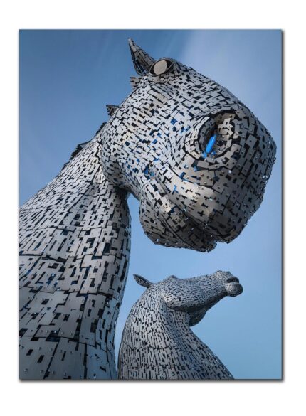 The Kelpies horses