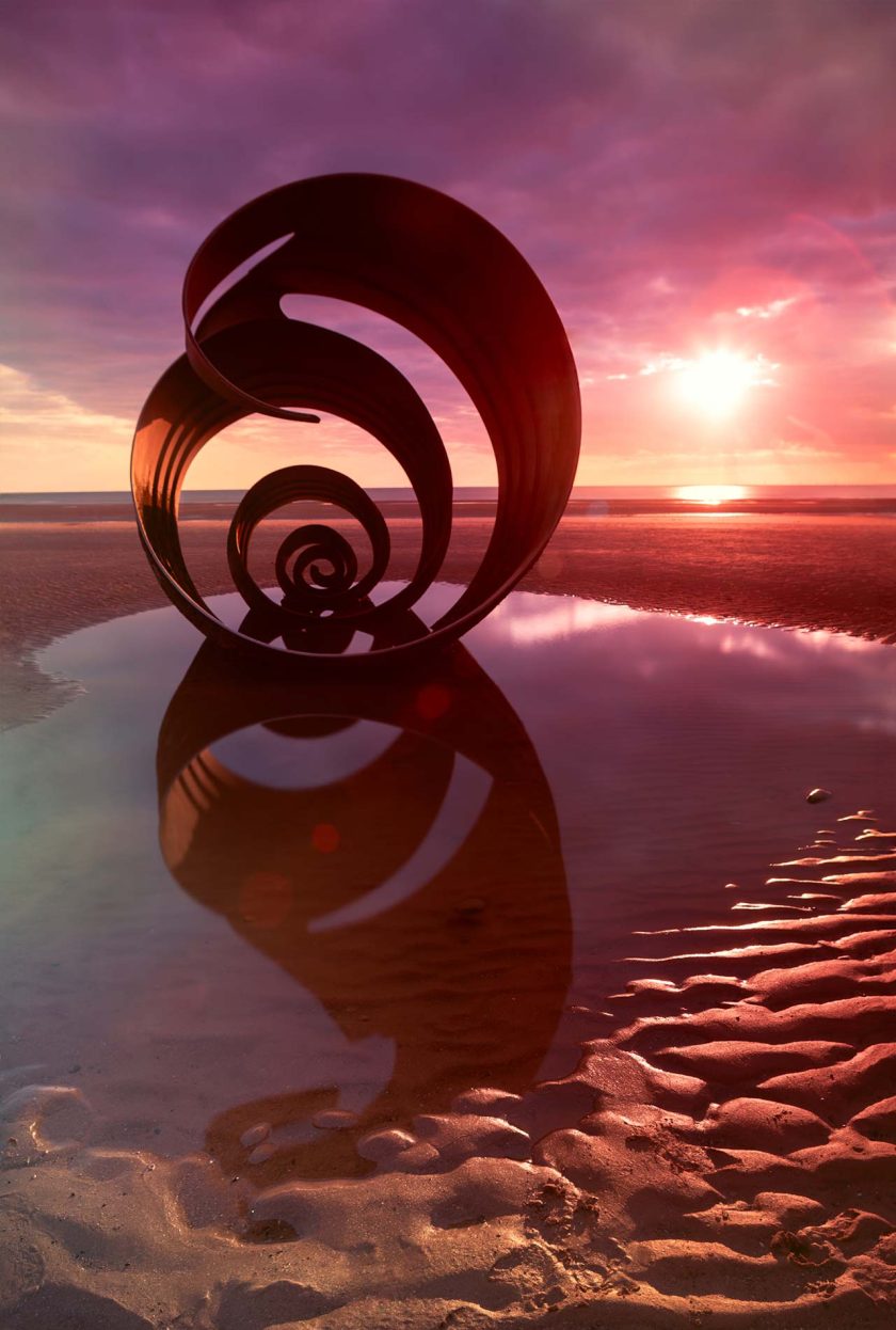 Mary's Shell -Pink Sunset - Image 3